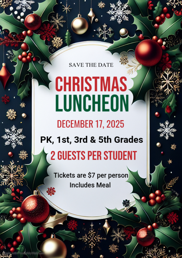CHRISTMAS LUNCHEON 12/17/25
